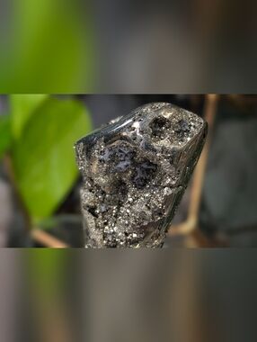 Polished Peru Pyrite Crystal Cluster
